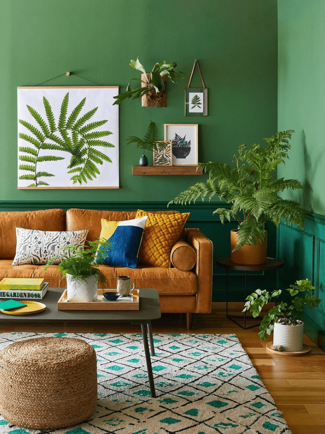 Green Living Room