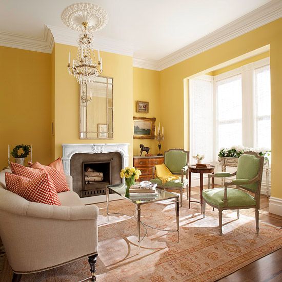 Yellow Living Room